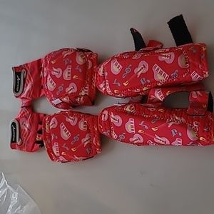 3 piece kids protective gear for hands knees and elbows